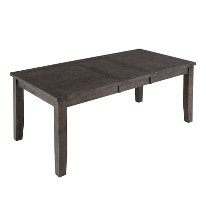 Willow Creek Rustic Distressed 78" Seven-Piece Dining Set