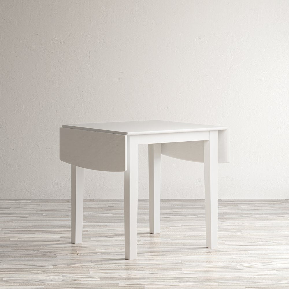 Coastal Wire-Brushed Acacia Drop-Leaf Coastal Wire-Brushed Acacia Dining Table