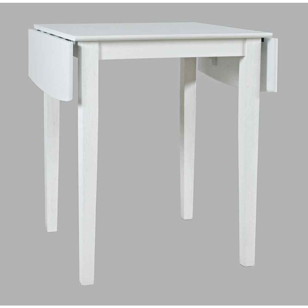 Eastern Tides Coastal Wire-Brushed Acacia Drop-Leaf Counter Height Dining Table