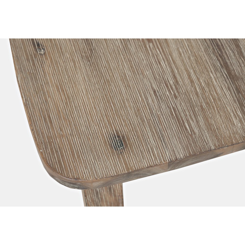 Eastern Tides Coastal Wire-Brushed Wood X-Back Acacia Dining Chair (Set of 2)