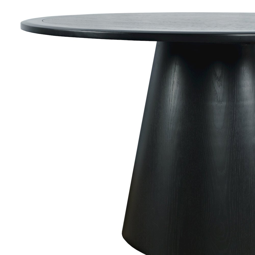 Nash Mid-Century Modern 50" Round Pedestal Dining Table