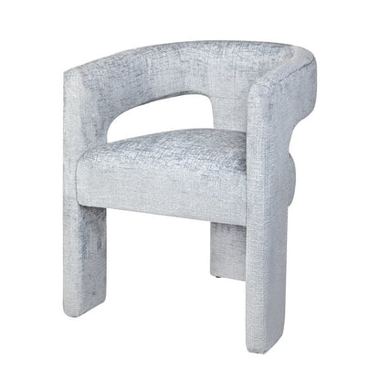 Gwen Modern Luxury Jacquard Fabric Sculpture Armchair - Set of 2