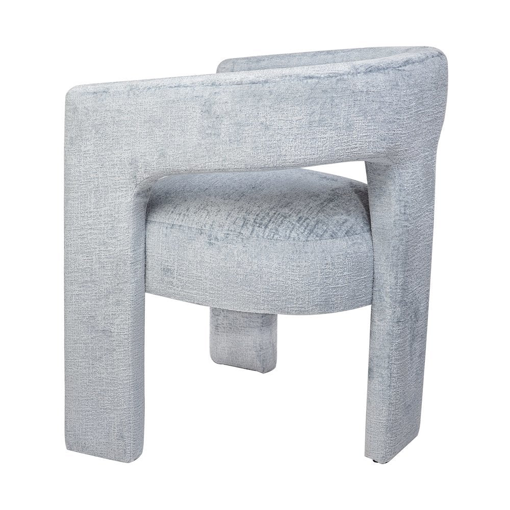 Gwen Modern Luxury Jacquard Fabric Sculpture Armchair - Set of 2