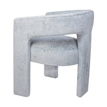Gwen Modern Luxury Jacquard Fabric Sculpture Armchair - Set of 2