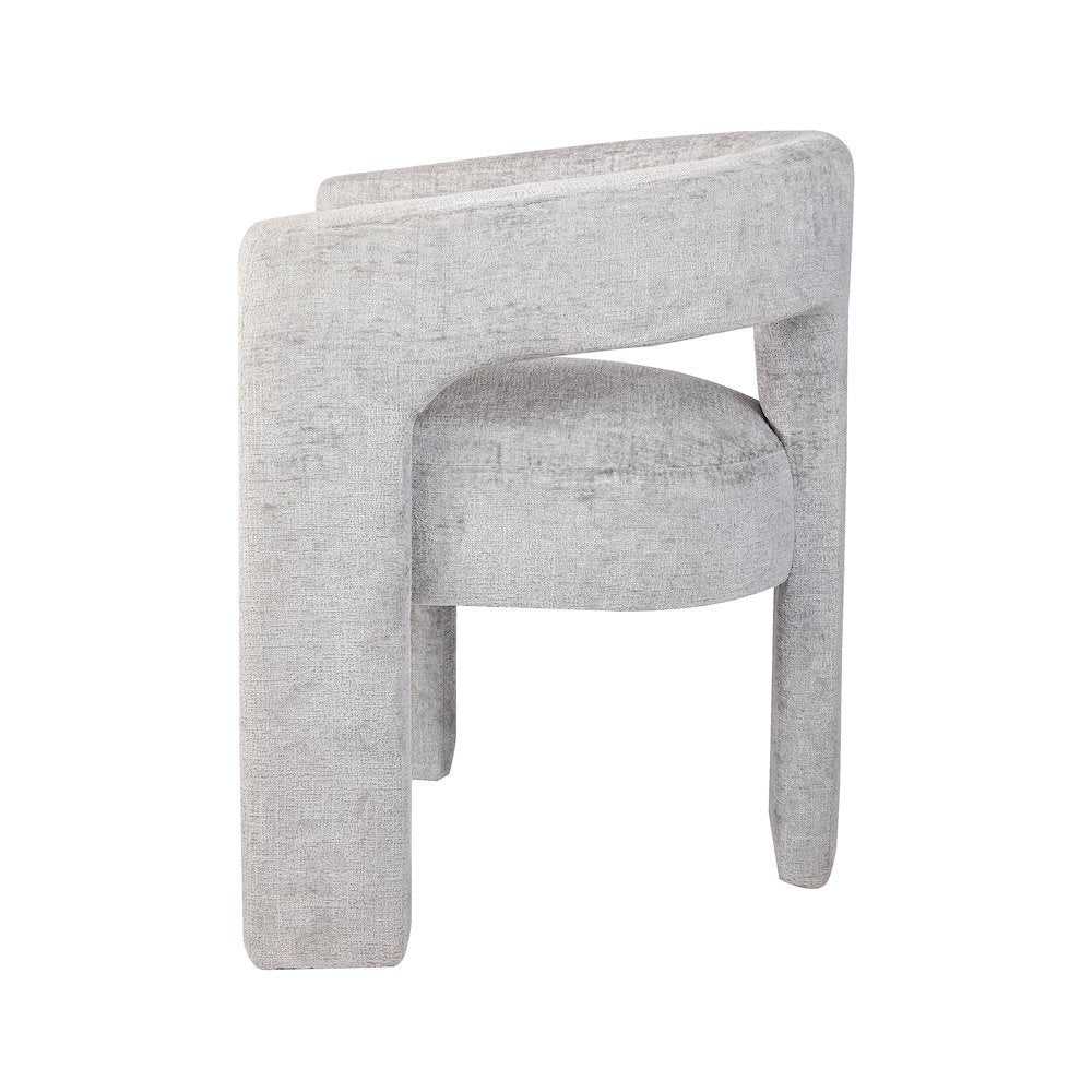 Gwen Modern Luxury Jacquard Fabric Sculpture Armchair - Set of 2