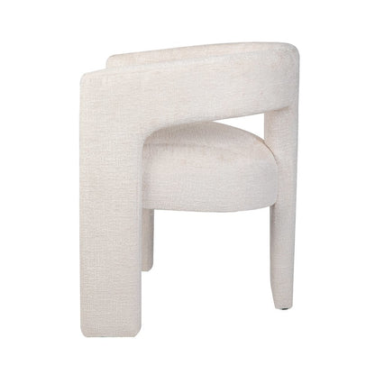 Gwen Modern Luxury Jacquard Fabric Sculpture Armchair - Set of 2