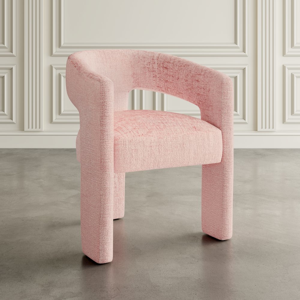 Gwen Modern Luxury Jacquard Fabric Sculpture Armchair - Set of 2