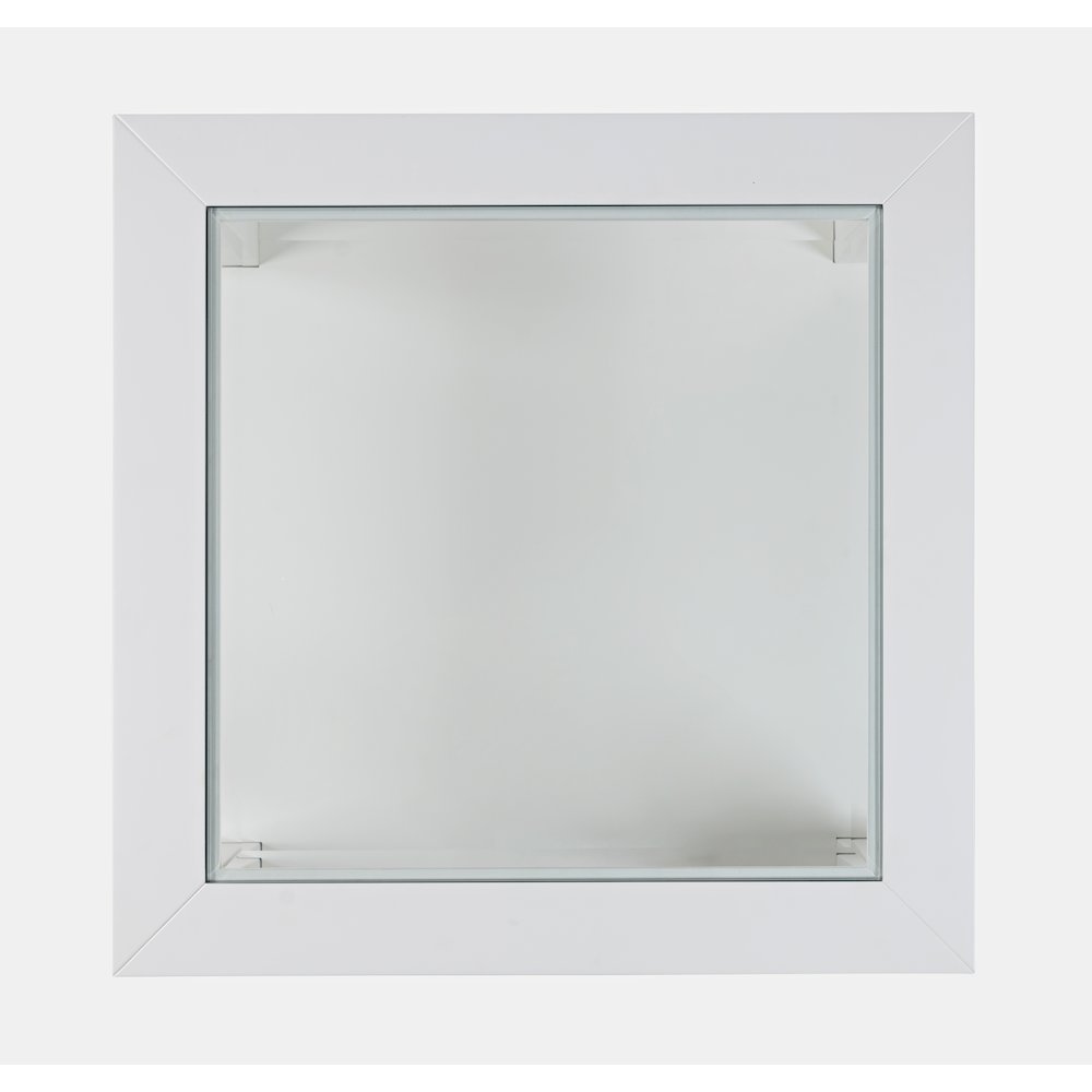 Urban Icon Contemporary Glass Inlay End Table with Storage