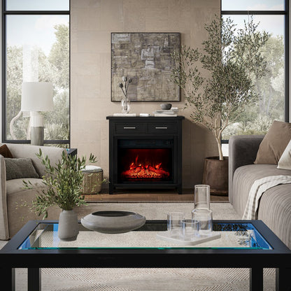 Urban Icon Contemporary 32" Electric Fireplace Console TV Stand
