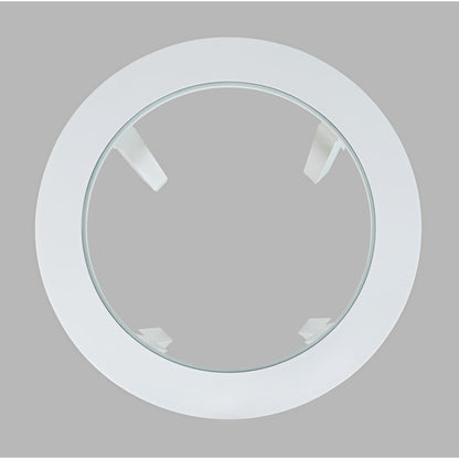 Urban Icon Contemporary 42" Round Counter Height Glass Inlay Dining Table