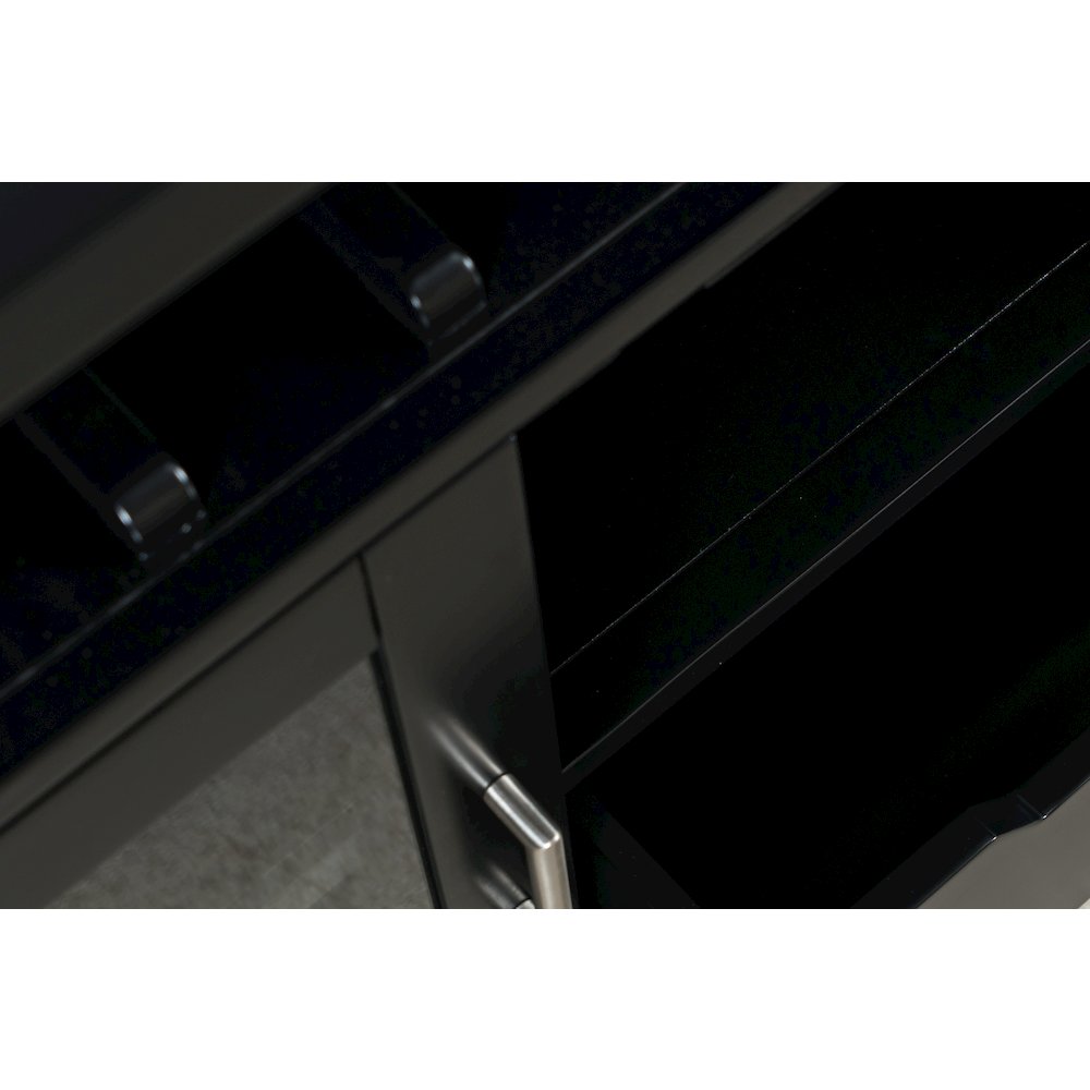 Urban Icon Contemporary 48" Buffet Server with Wine Rack and Stemware Rack