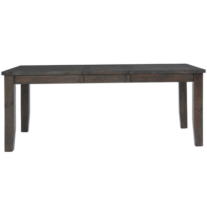 Willow Creek Distressed Solid Wood 78" Extension Dining Table