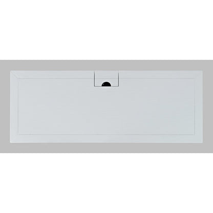 Gramercy Mid-Century Modern Chevron Three Drawer USB Charging Desk