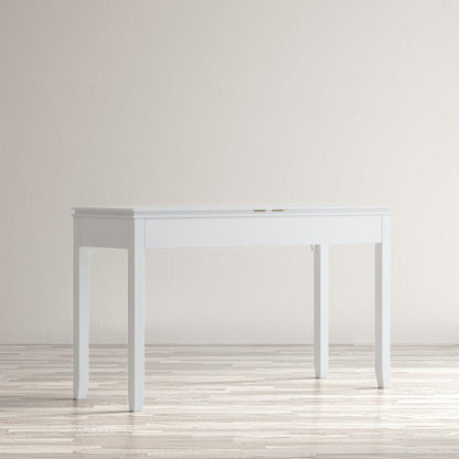 Gramercy Mid-Century Modern Chevron Three Drawer USB Charging Desk