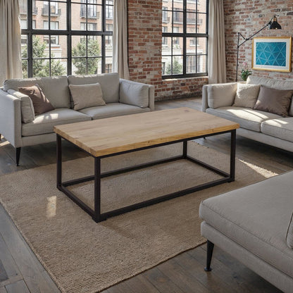 Ames Solid Wood Modern Coffee Table