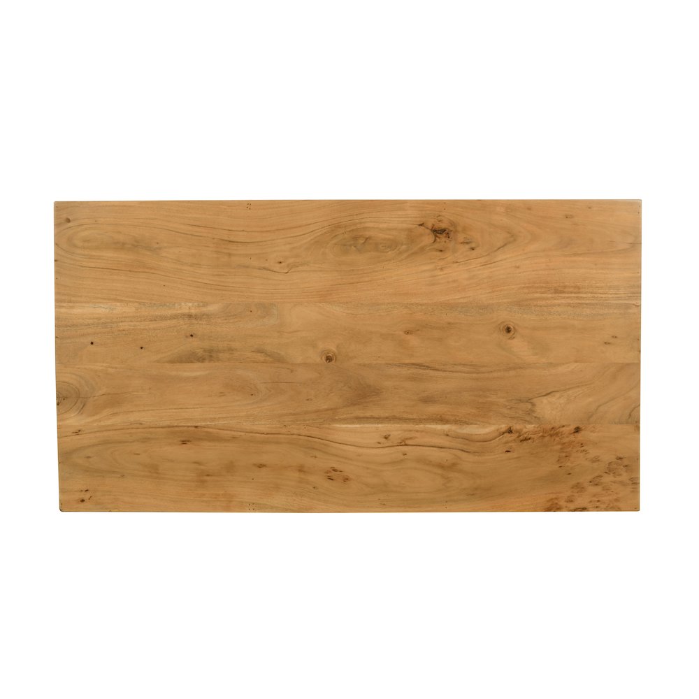 Rollins 52" Solid Hardwood Modern Counter Dining Table with Storage