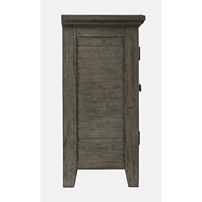 Rustic Shores 54" Coastal Distressed Acacia Four-Door Credenza Cabinet
