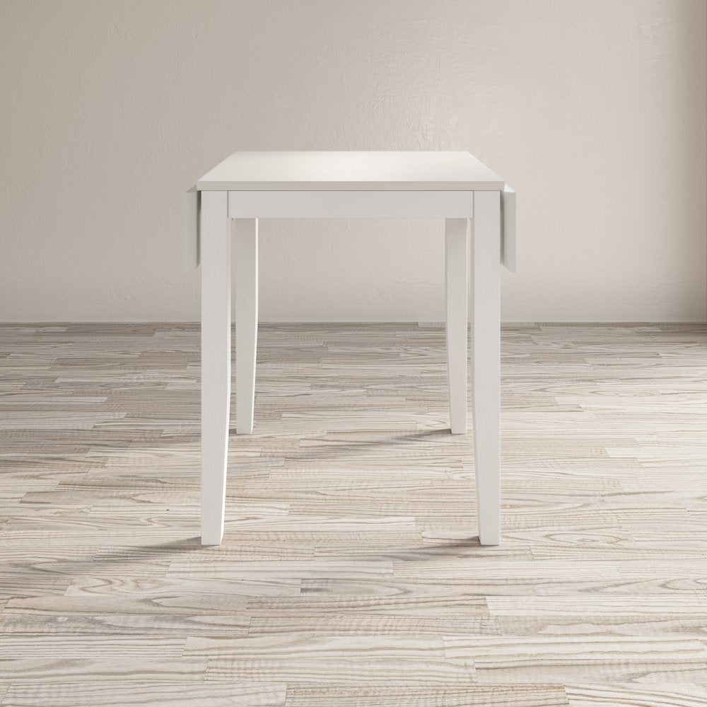 Coastal Wire-Brushed Acacia Three Piece Backless Counter Height Dining Set