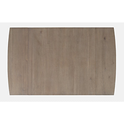 Eastern Tides Coastal Wire-Brushed Acacia Drop-Leaf Counter Height Dining Table