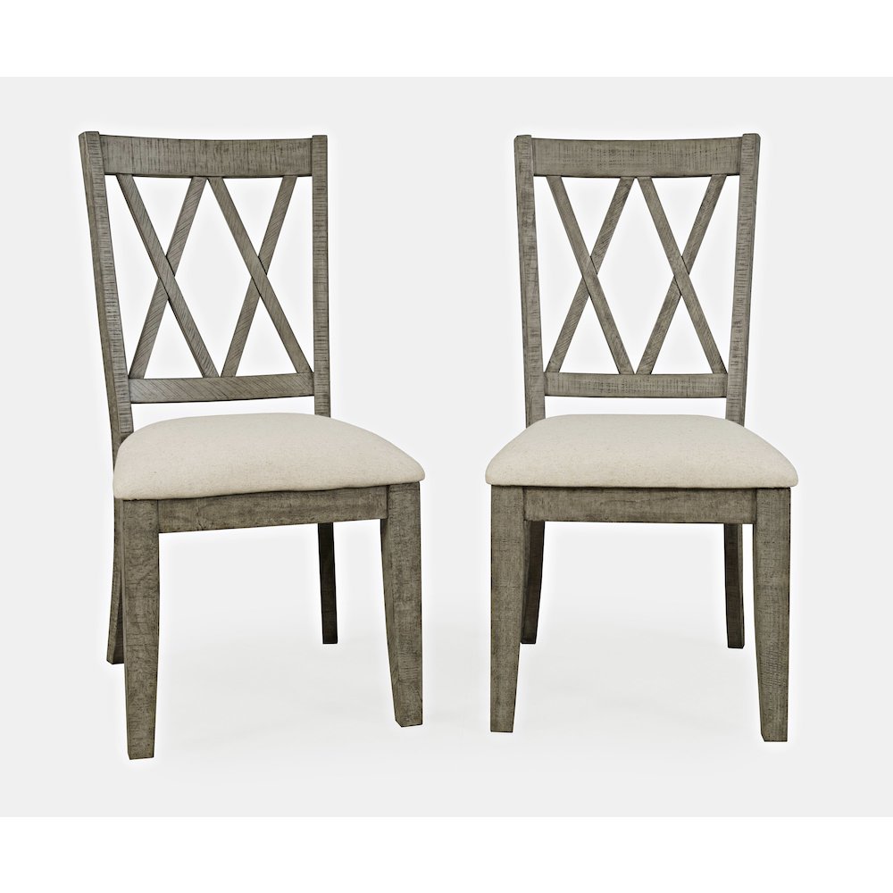 Telluride Rustic Farmhouse Solid Wood Dining Chair (Set of 2)