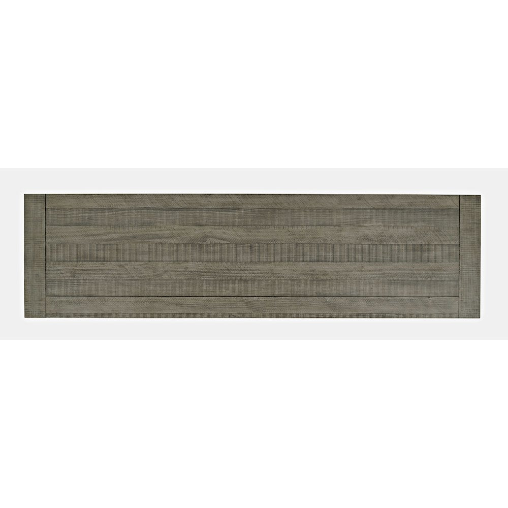 70" Rustic Distressed Solid Wood Farmhouse Four Drawer Sideboard Buffet Server