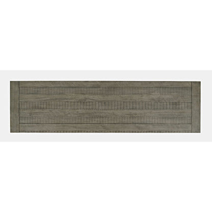 70" Rustic Distressed Solid Wood Farmhouse Four Drawer Sideboard Buffet Server