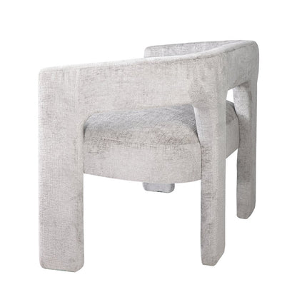 Gwen Modern Luxury Jacquard Fabric Upholstered Sculpture Bench