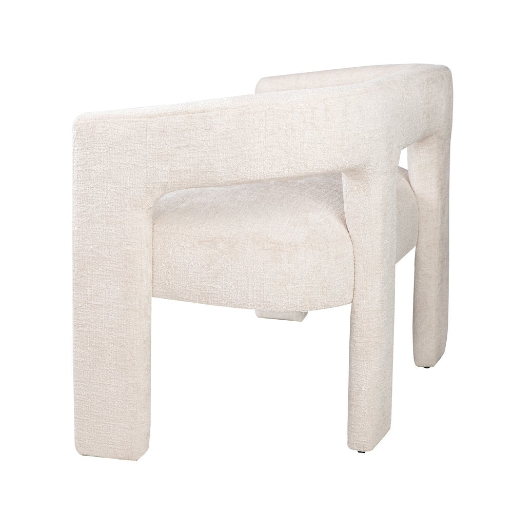 Gwen Modern Luxury Jacquard Fabric Upholstered Sculpture Bench