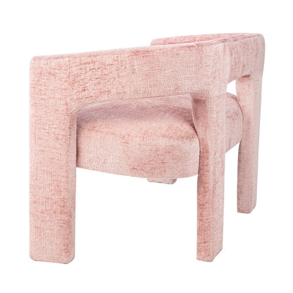 Gwen Modern Luxury Jacquard Fabric Upholstered Sculpture Bench