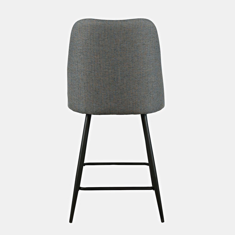 Macey Contemporary Modern Upholstered Counter Barstool (Set of 2)