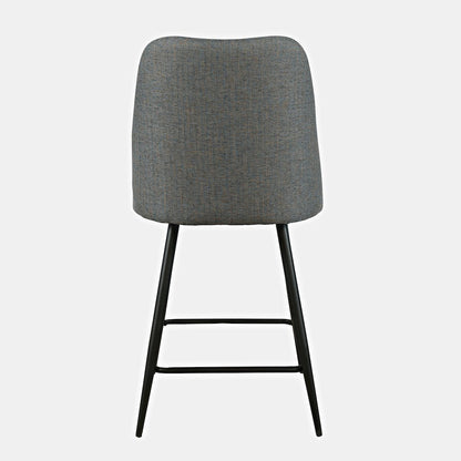 Macey Contemporary Modern Upholstered Counter Barstool (Set of 2)
