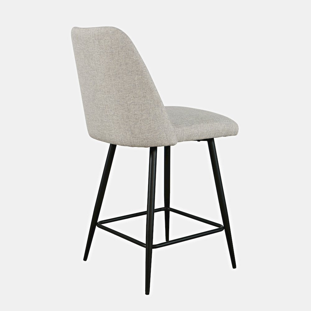 Macey Contemporary Modern Upholstered Counter Barstool (Set of 2)