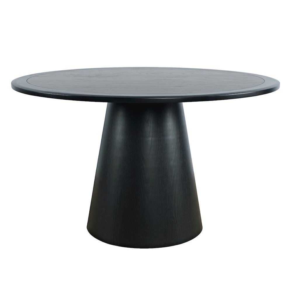 Nash Mid-Century Modern 50" Round Pedestal Dining Table