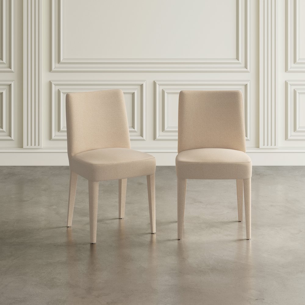 Mid-Century Modern Contemporary Upholstered Vintage Dining Chair (Set of 2)