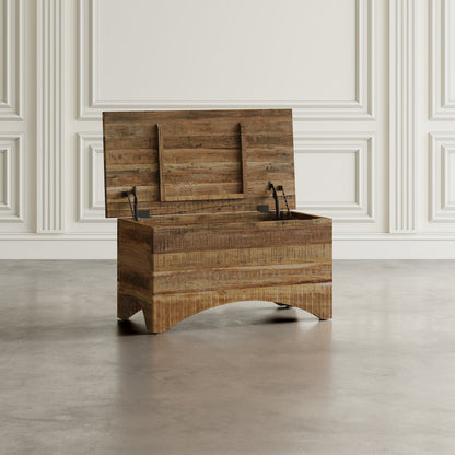 Reclamation 36" Rustic Reclaimed Solid Wood Storage Chest Cabinet
