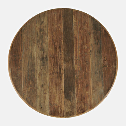 Reclamation 42" Rustic Reclaimed Solid Wood Round Dining Table