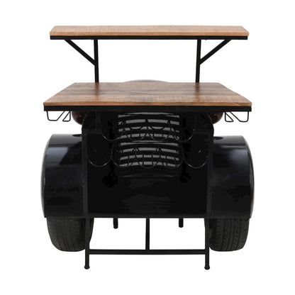 Glory Days Woody Vintage Car Console Table Home Bar