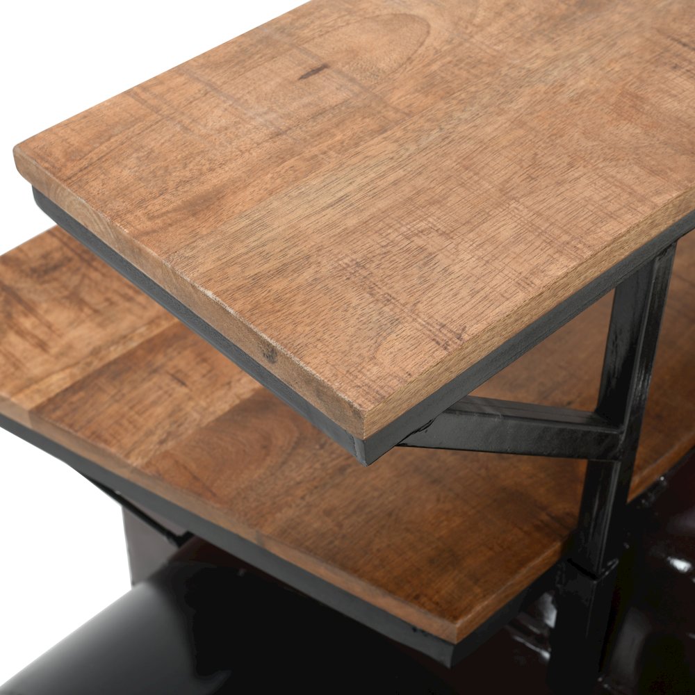 Glory Days Woody Vintage Car Console Table Home Bar
