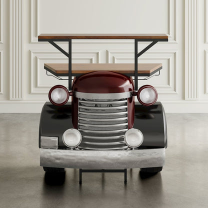 Glory Days Woody Vintage Car Console Table Home Bar