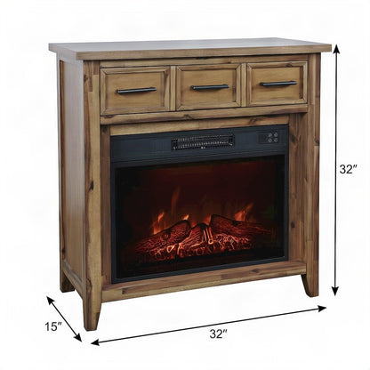 Starlight Canyon Home Electric Fireplace TV Stand, Claremont