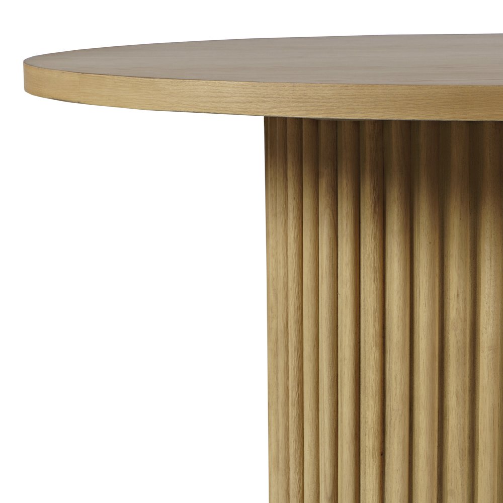 5-Piece Counter Height Dining Set with Round Table and Spindle Back Barstools