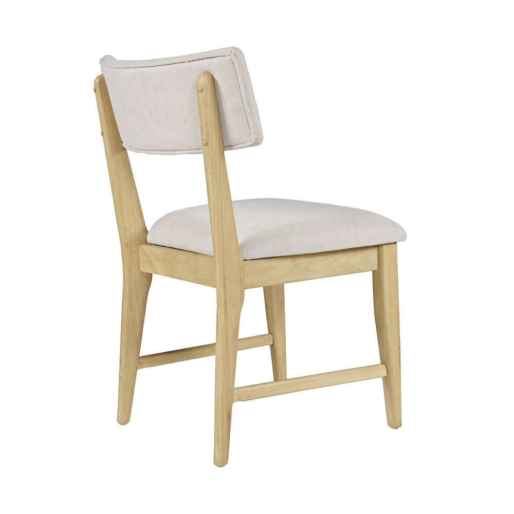 Beck Contemporary Upholstered Split Back Dining Chair (Set of 2)