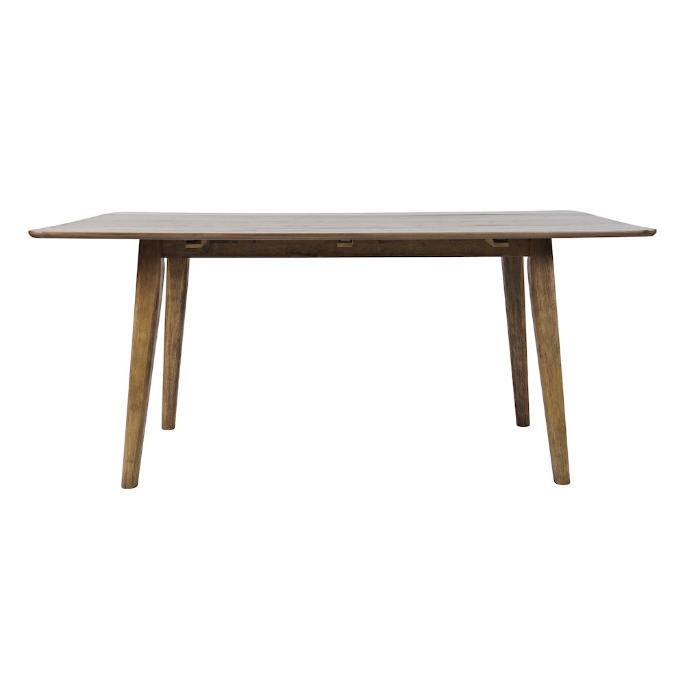 Bowie 66" Harvest Mid-Century Modern Drop-Leaf Dining Table