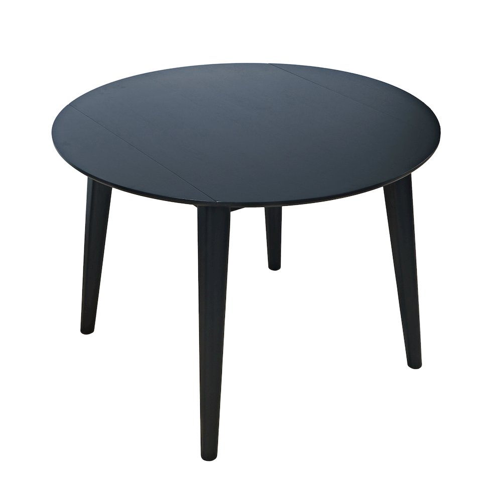Percy 42" Contemporary Round Drop-Leaf Dining Table