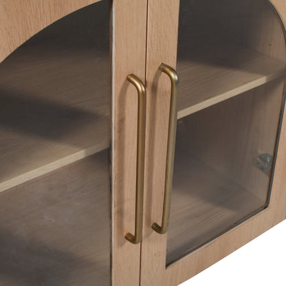Archimedes 60" Curved Arch Four Door Sideboard Storage Cabinet