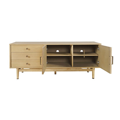Olson 67" Mid-Century Modern Scandinavian Console TV Stand Storage Cabinet