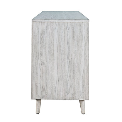 Reece 50" Mid-Century Modern Starburst TV Stand Console Storage Cabinet