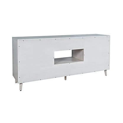 Reece 70" Mid-Century Modern Starburst TV Stand Console Storage Cabinet