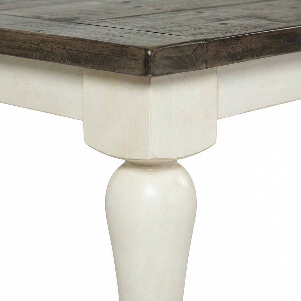 Rectangle Extendable Dining Table, Farmhouse Kitchen Table for Dining Room