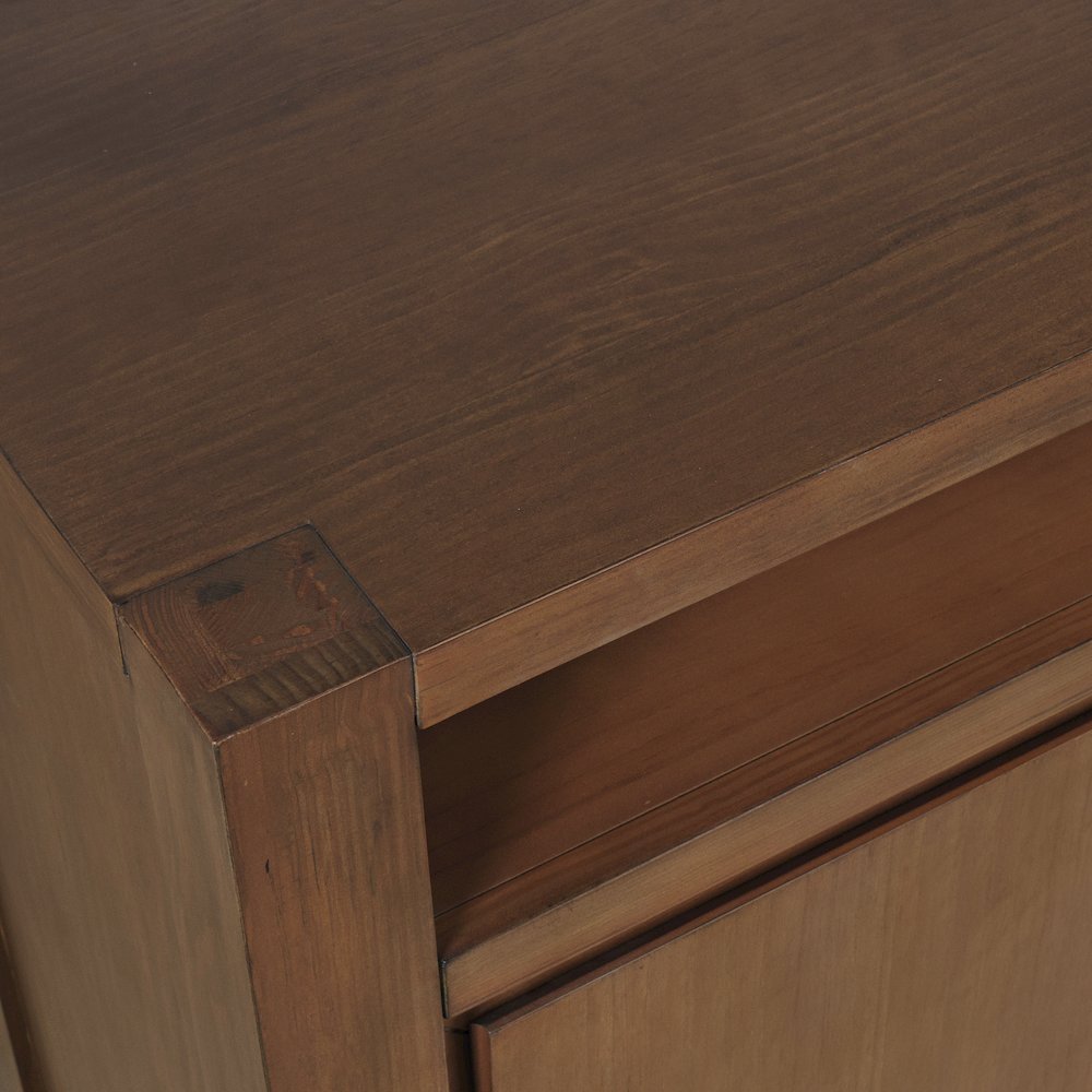 60" Modern Transitional Media Console TV Stand with Four-Door Cabinet Storage